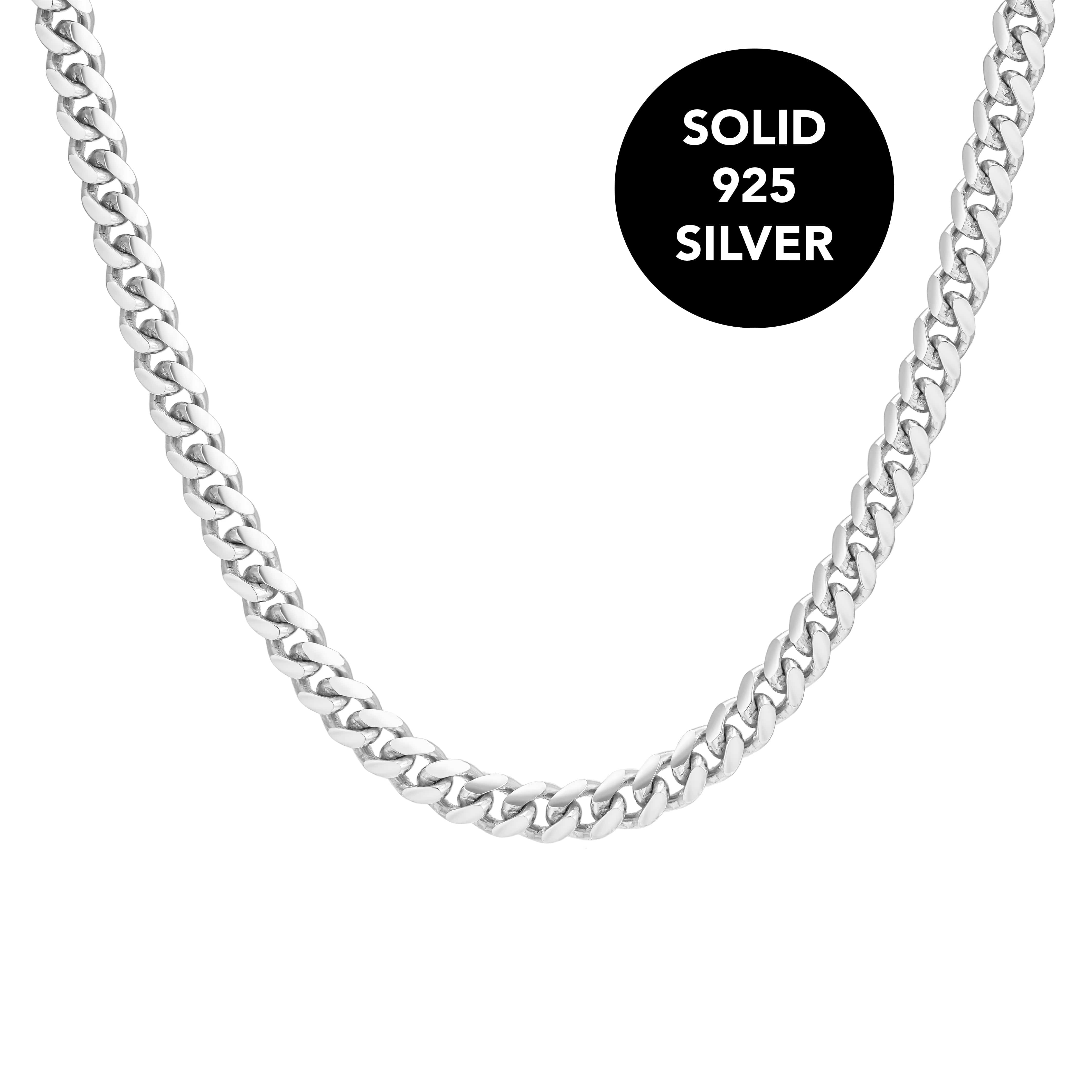 All Wear Jewellery 22" Cuban Chain 5mm - Silver