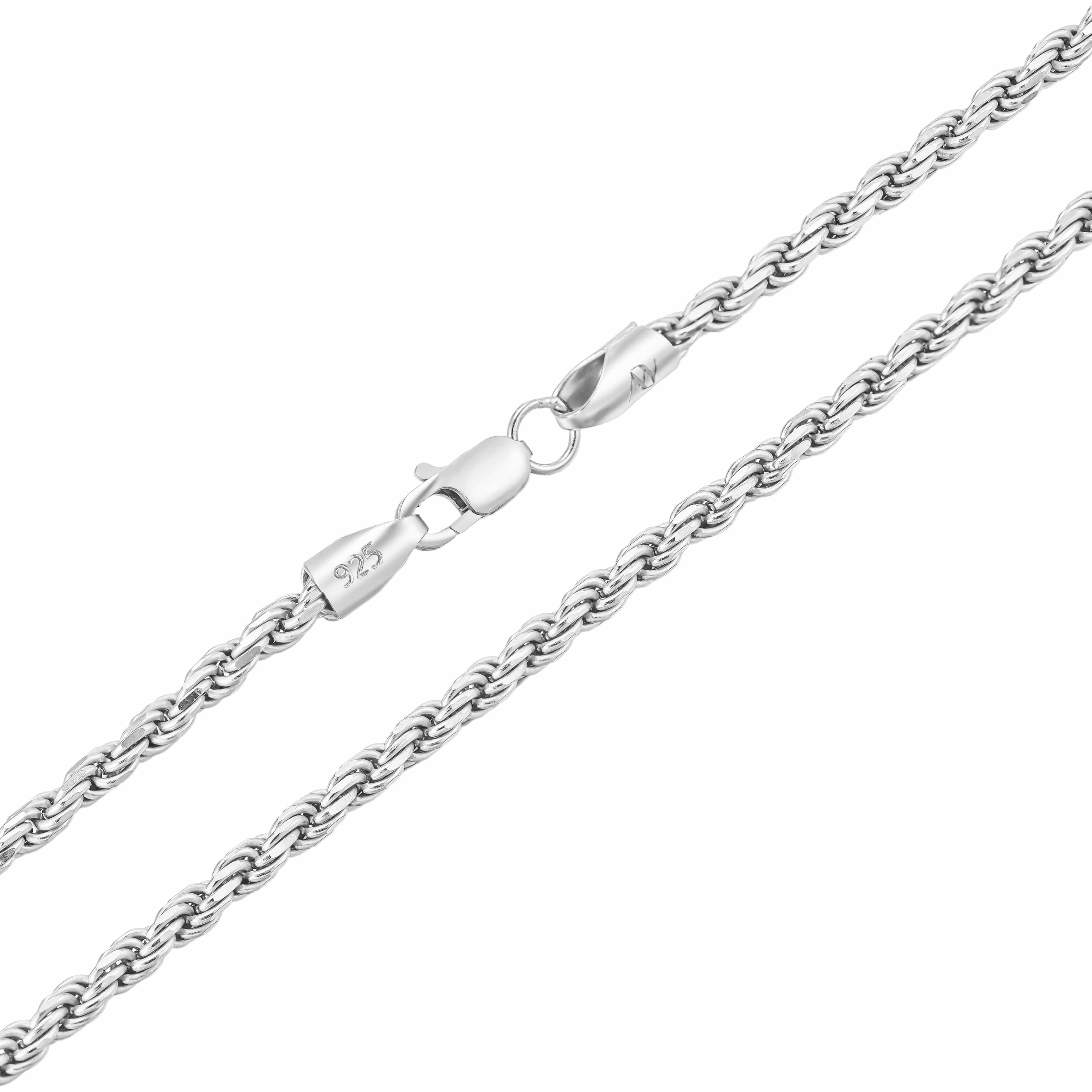 All Wear Jewellery 22" Rope Chain 2.5mm - Silver