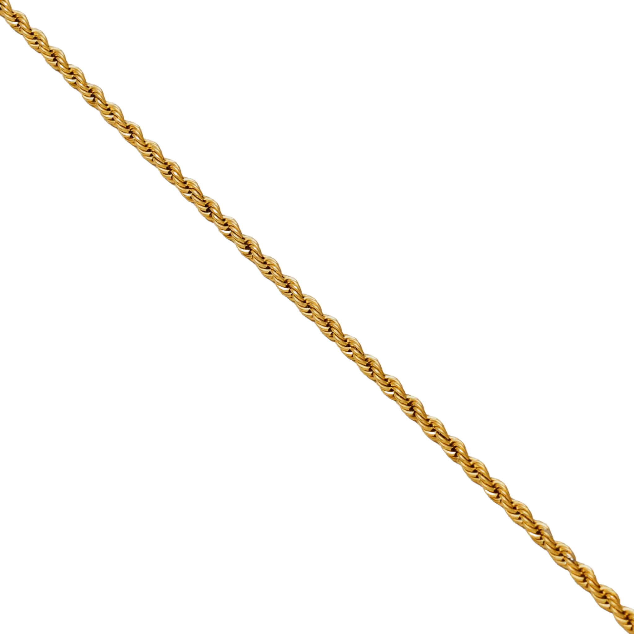 Gold Dipped Chains 24 inches Rope Chain 3mm - Gold
