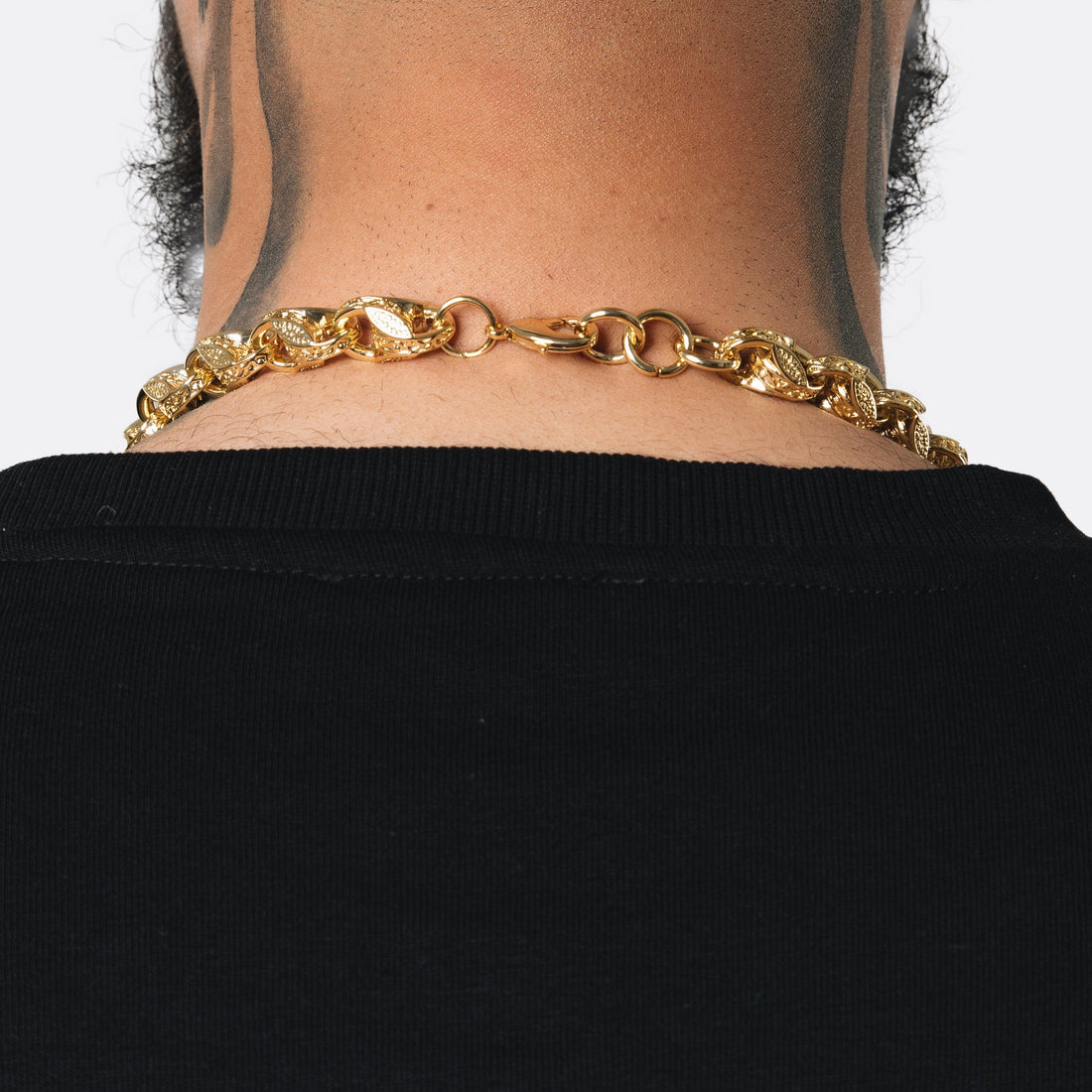 Gold Dipped Tulip Chain 13mm - Gold