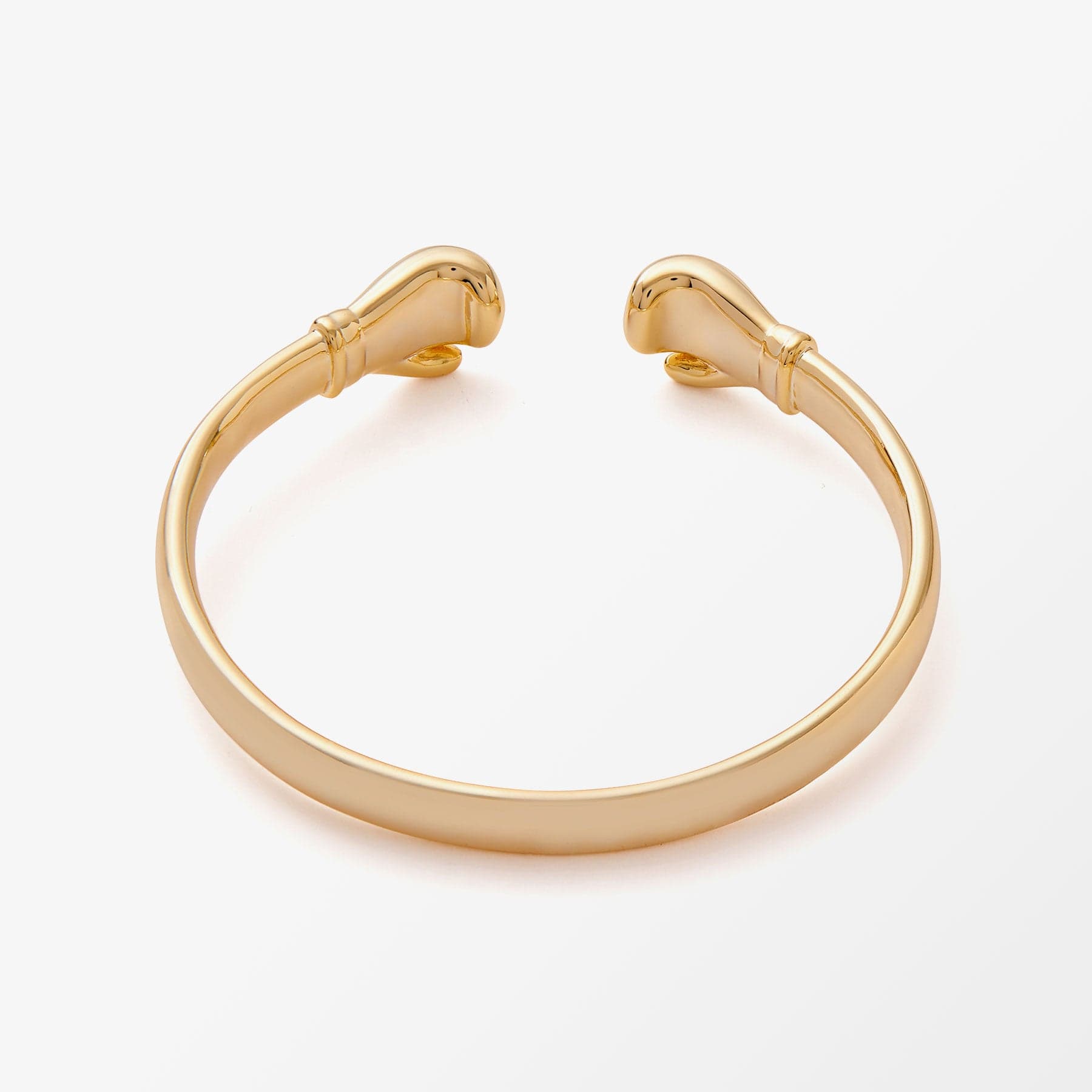 18k Gold-Bonded Bracelets BOXING GLOVE TORQUE BANGLE