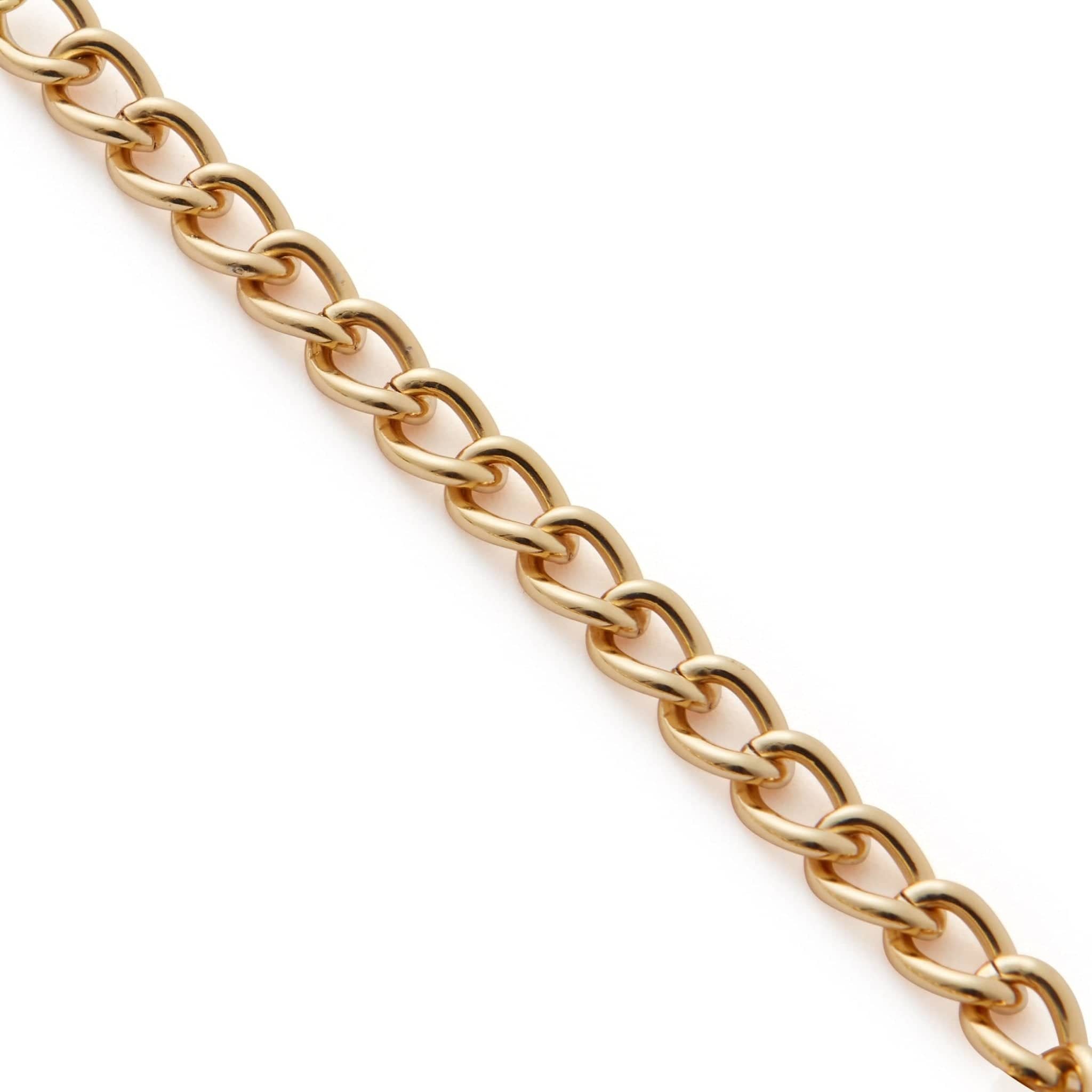 18k Gold-Bonded Bracelets HEART LOCK BRACELET 7MM